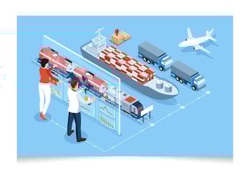 Transportation operation service, Export, Import, Cargo, Air, Road, Maritime delivery.